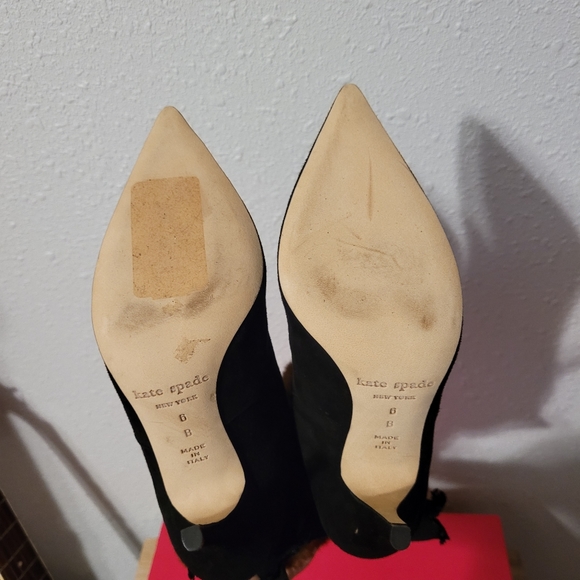 Kate Spade Suede fur heeled booties - Picture 7 of 8